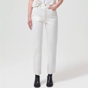 NWOT AGOLDE 90’s pinch waist jeans size 30 in drum